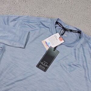 Bauer Shirt Mens Small Blue Long Sleeve Tech Performance Hockey Training Tee